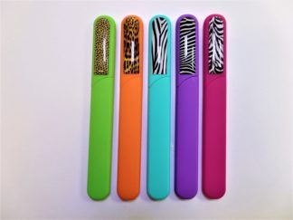 Glass Nail Files | SAM 2678 2 Czech glass nail files are superior glass nail files and are available for purchase! Glass nail files do NOT dull over time & offer a smoother nail.  