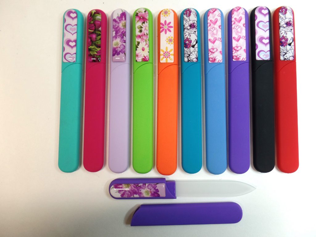 All in one 3D Flower's & Heart's All In One Glass Nail Files